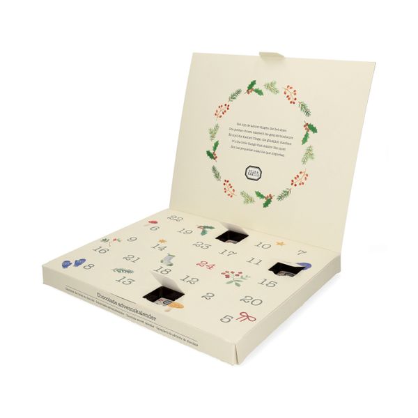 Adventskalender, chocolade, 209 gram