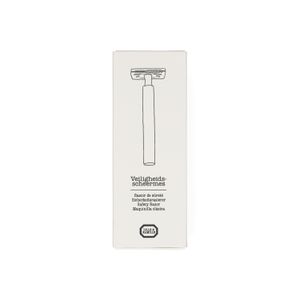 Safety razor inclusief 10 mesjes, rvs