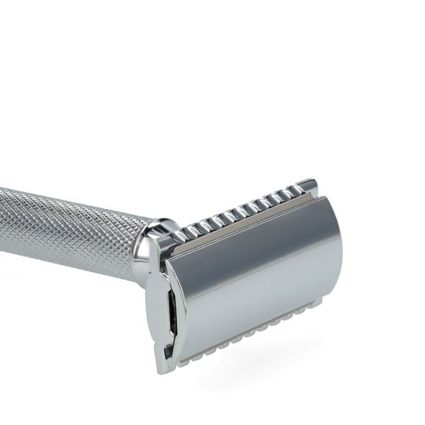 Safety razor inclusief 10 mesjes, rvs