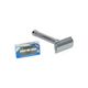 Safety razor inclusief 10 mesjes, rvs