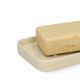 Zeepschaaltje, keramiek, beige spikkel, 13,4 cm x 9,4 cm