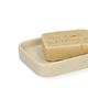 Zeepbakje, keramiek, beige spikkel, 8,4 cm x 6,4 cm