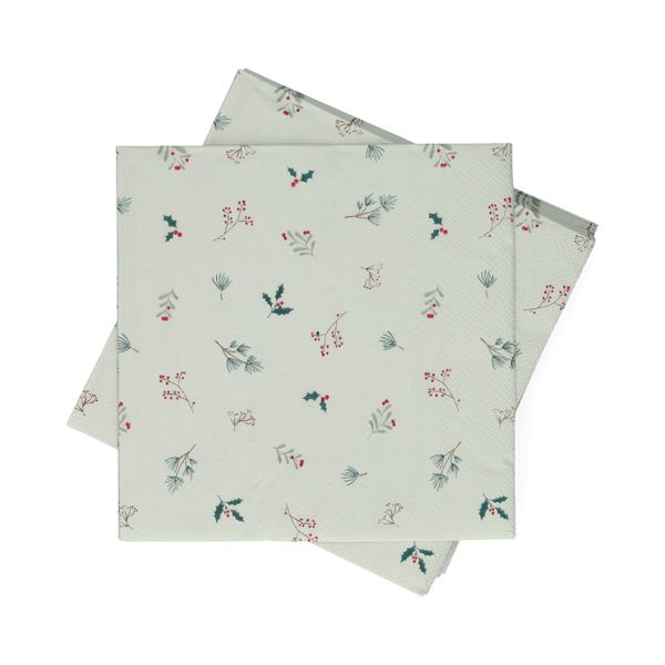 Papierservietten, Weihnachtszweige, 33 x 33 cm, 20 Stück