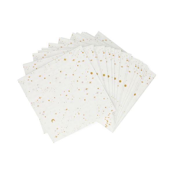 Servetten, papier, sterrenhemel, 33 x 33 cm, 20 stuks