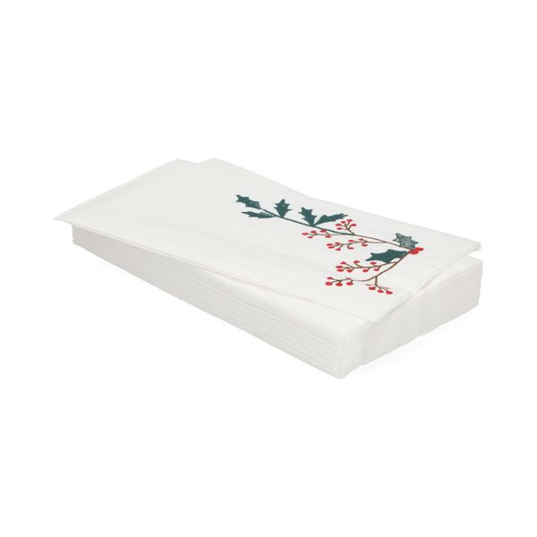 Bistro servetten, papier, hulst, 42 x 33 cm, 20 stuks