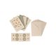 Cartes de Noël avec enveloppe, papier, brindilles de Noël, 10 unités
