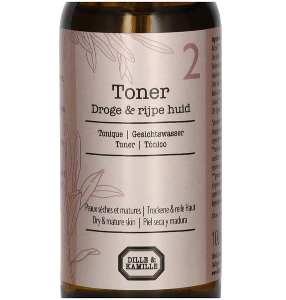 Toner, droge en rijpe huid, 100 ml