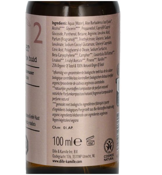 Toner, droge en rijpe huid, 100 ml