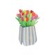 Kaart 3D met envelop, tulpen