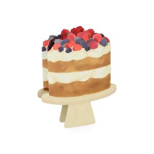 Carte 3D avec enveloppe, tarte et fruits