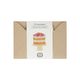 Kaart 3D met envelop, taart met fruit