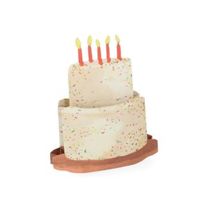 Carte 3D avec enveloppe, tarte et bougies