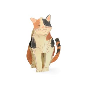 Carte 3D avec enveloppe, chat