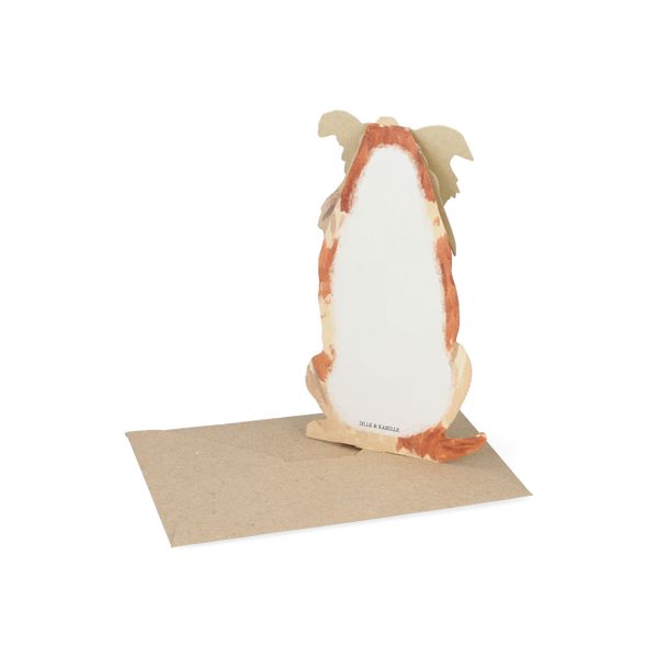 Kaart 3D met envelop, hond