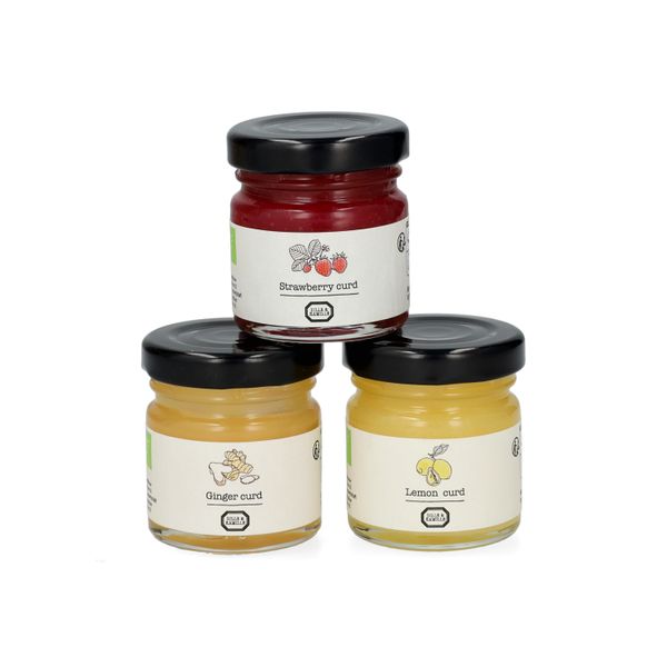 Curd trio, biologisch, cadeauset, 3 x 40 gram