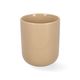 Becher, Steingut, sandfarben,  Glockenblume, 280 ml