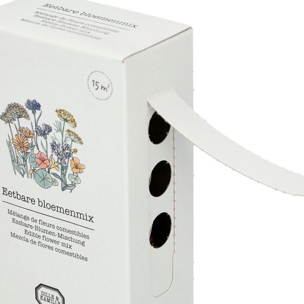 Strooidoosje eetbare bloemenmix, biologisch, 15 m2
