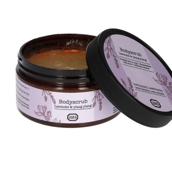 Bodyscrub, lavendel & ylang, 200 ml