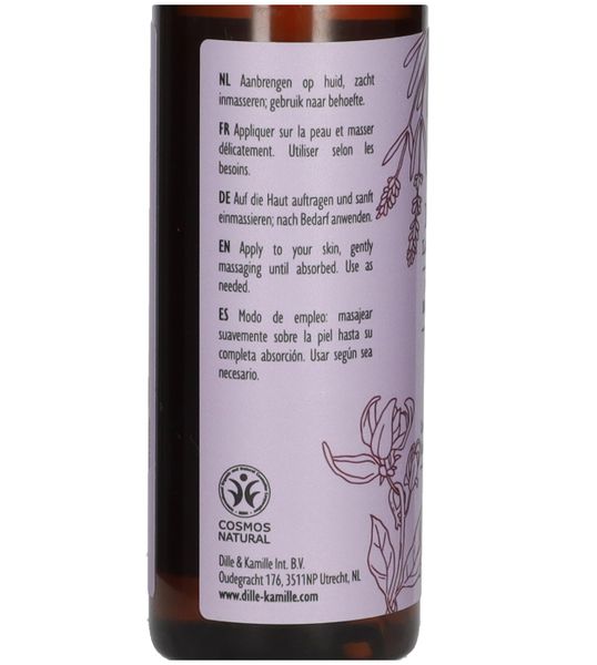 Massageolie, lavendel & ylang, 100 ml