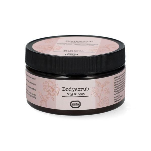 Gommage pour le corps, figue et rose, pot, 200  ml