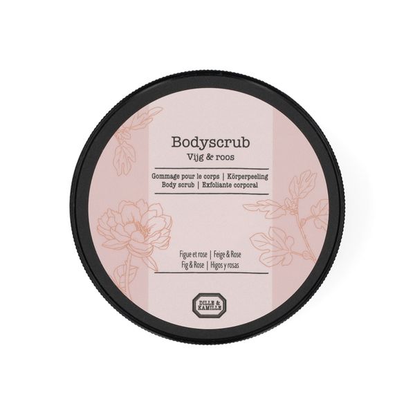 Gommage pour le corps, figue et rose, pot, 200  ml
