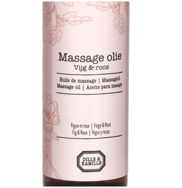 Massageolie, vijg & roos, 100 ml