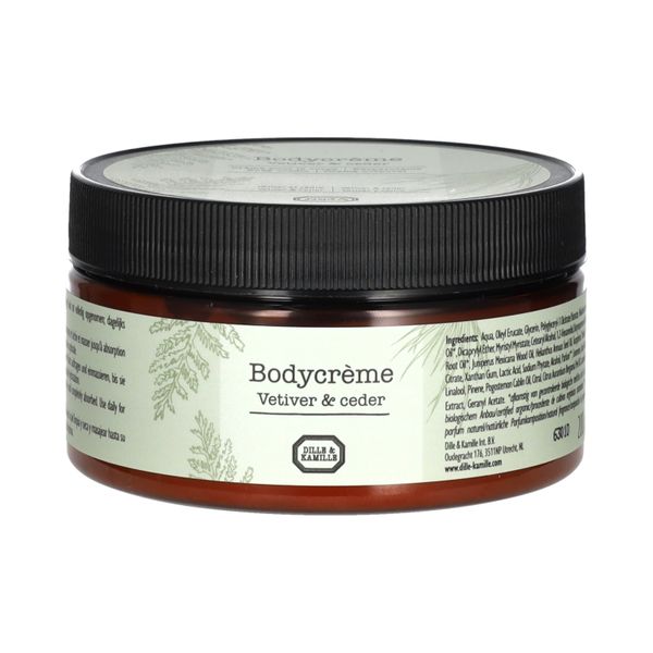 Bodycrème, vetiver & ceder, 200 ml