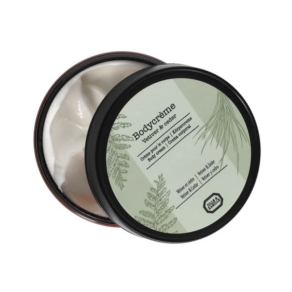 Bodycrème, vetiver & ceder, 200 ml