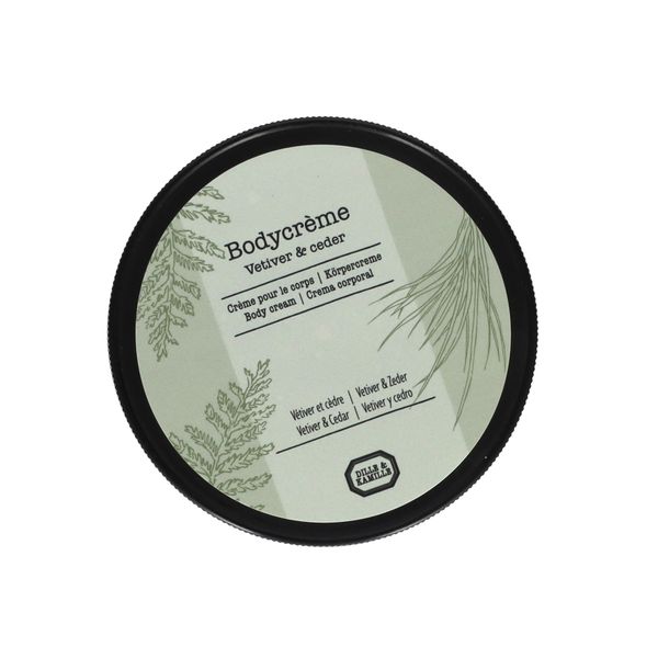 Bodycrème, vetiver & ceder, 200 ml