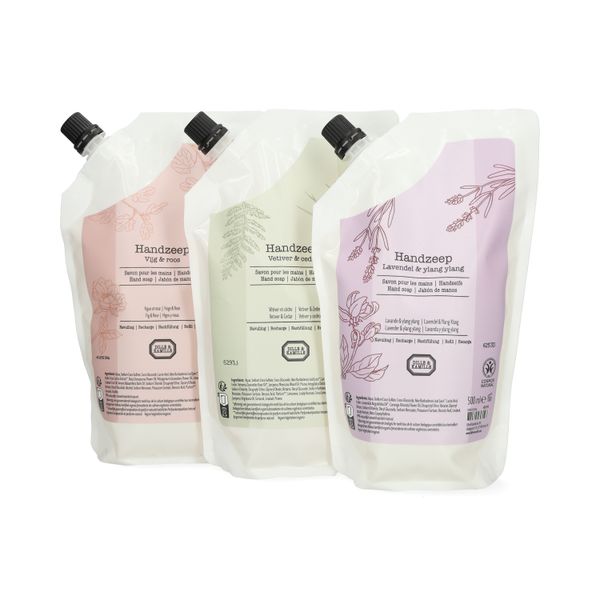 Handzeep navulling, lavendel & ylang, 500 ml