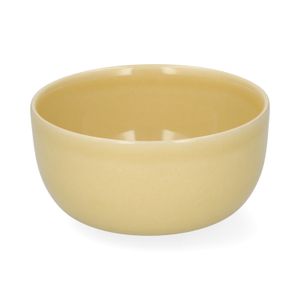 Bol, émail réactif, grès, jaune blé, Ø14,5 x 7 cm