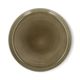 Ontbijtbord, reactieve glazuur, steengoed, olijfgroen, Ø22 cm