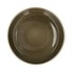 Diep bord, reactieve glazuur, steengoed, olijfgroen, Ø20 x 4,5 cm