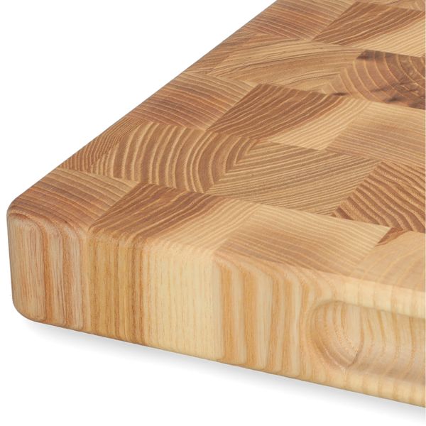 Billot, bois de frêne, 35 x 30 x 3,5 cm