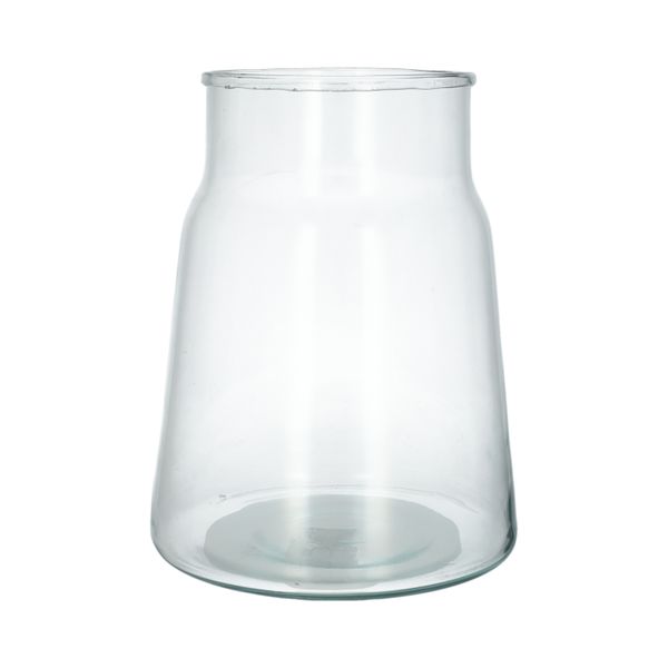 Vase, verre recyclé, Ø19 cm x 24 cm