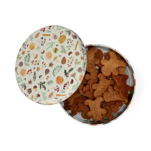 Koekenmannetjes speculaas, biologisch, blik, 130 gram Koekenmannetjes speculaas, biologisch, blik, 130 gram