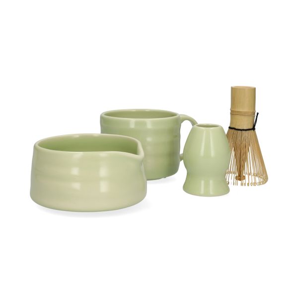 Matchabecher, Steingut, reaktive Glasur, 260 ml