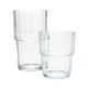 Verre rainuré et empilable, 200 ml