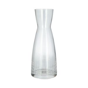 Karaf, kristalglas, geribbeld, 1 liter