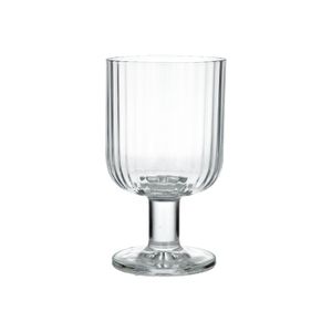 Wijnglas, geribbeld glas, stapelbaar, 270 ml