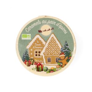 Gezouten karamels met gingerbreadkruiden, biologisch, 40 gram Gezouten karamels met gingerbreadkruiden, biologisch, 40 gram