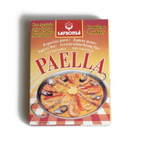 Paellakruiden, 5 zakjes van 3 gram