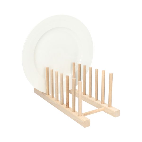 Etagère pour assiettes, bois de hêtre Etagère pour assiettes, bois de hêtre
