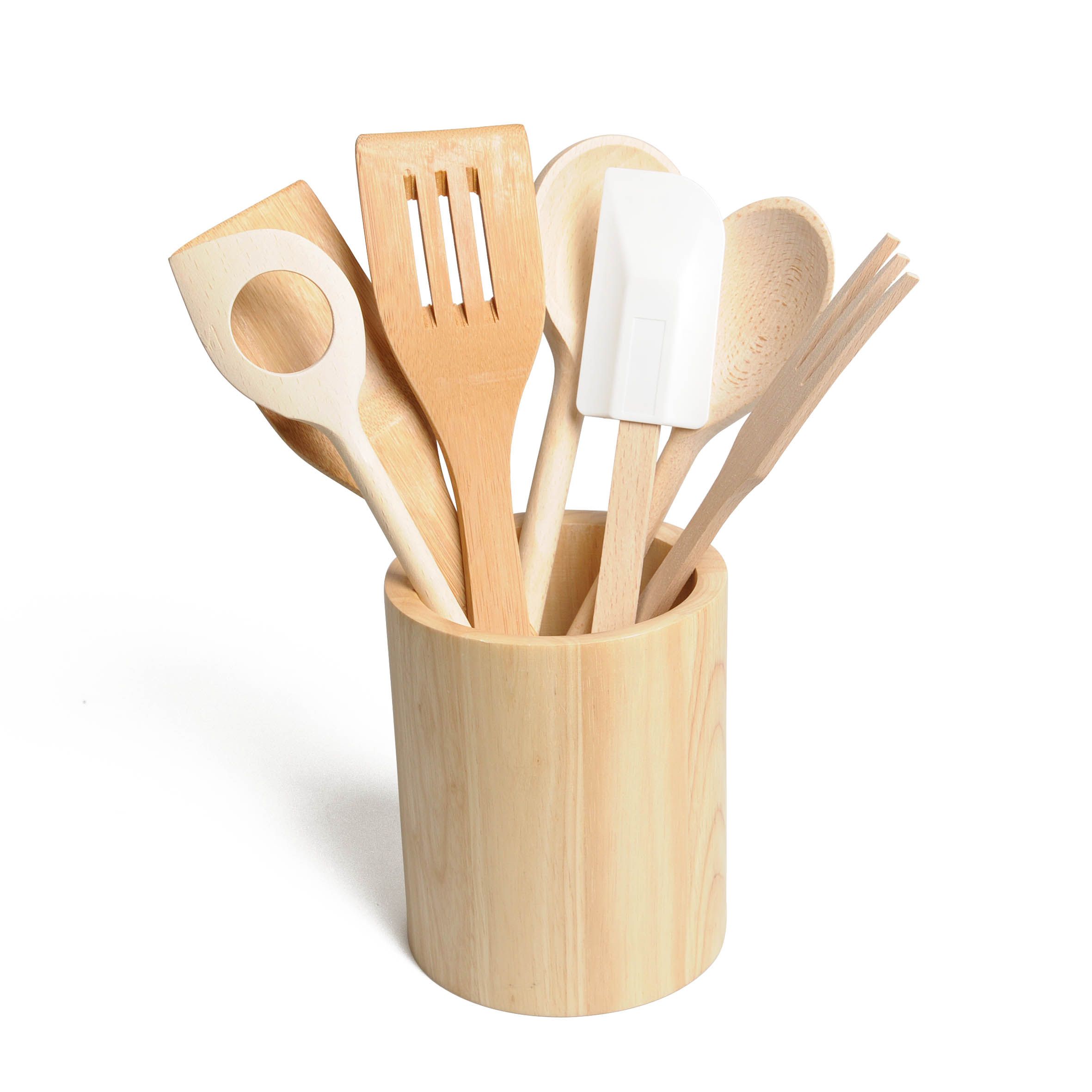 L'IRREMPLAÇABLE - BLOC DE COUTEAUX EN HEVEA 5 PIECES BOITE COULEUR