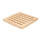 Topfuntersetzer quadratisch, Kautschukholz, 21 x 21 cm Topfuntersetzer quadratisch, Kautschukholz, 21 x 21 cm