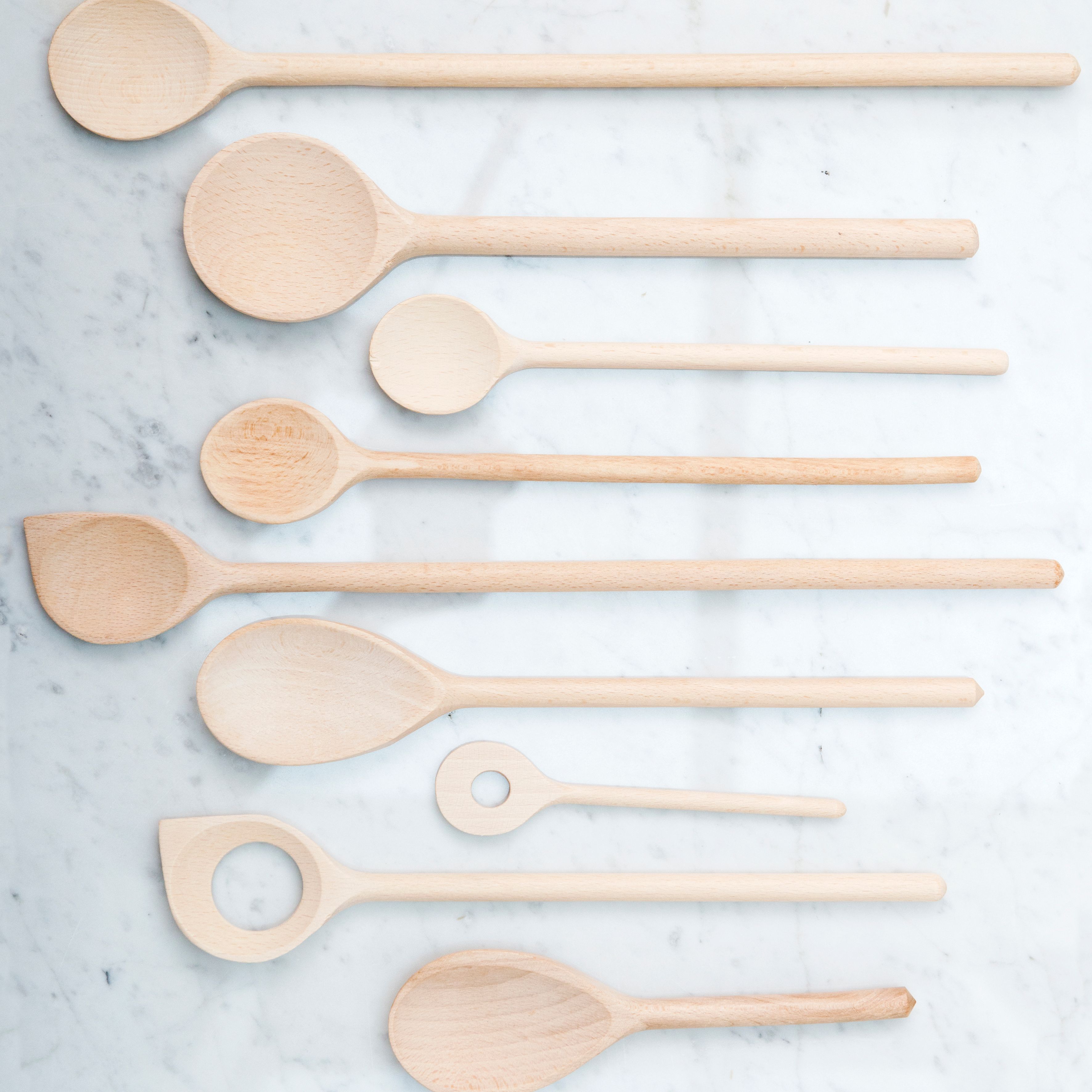 Enchantez Votre Cuisine Avec Une Cuillère Pentagramme En Bois Magique | Cuillère En Bois Sur Le