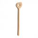 Pollepel met punt, 30 cm, beukenhout