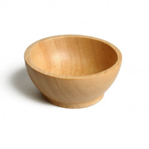 Dish rubberwood, round, ⌀ 9 cm