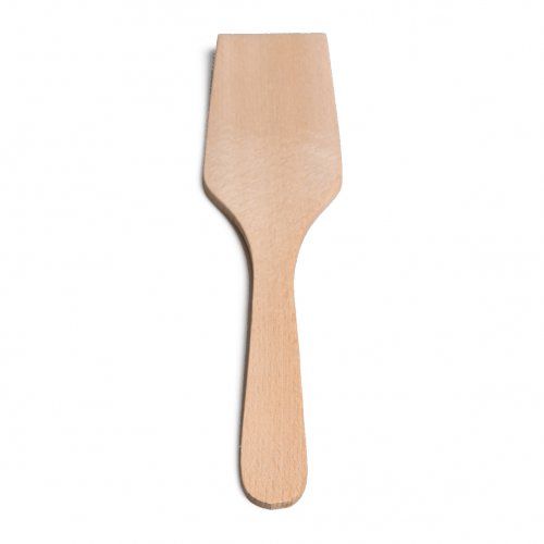 Spatel gebogen, beukenhout, 29,5 cm