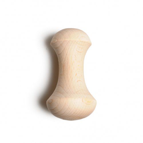 Stamper voor zeef, beukenhout